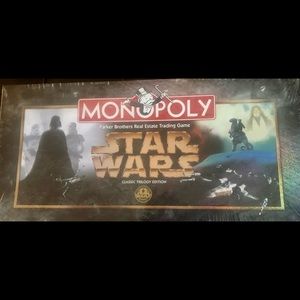 Star Wars unopened 20th  anniversary Parker brothers monopoly set.